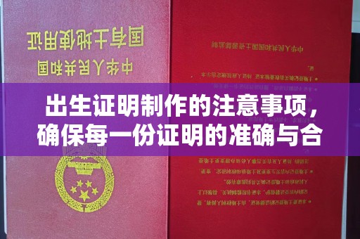 吉隆出生证明制作的注意事项，确保每一份证明的准确与合法