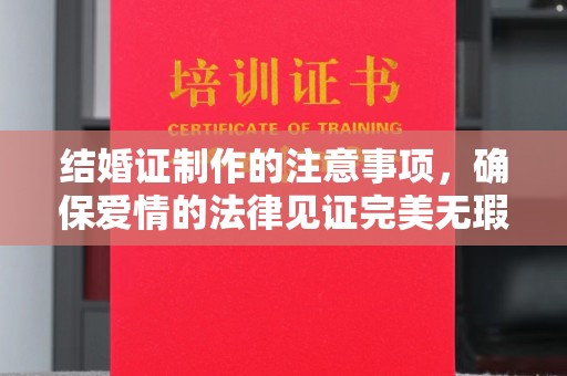 吉隆结婚证制作的注意事项，确保爱情的法律见证完美无瑕